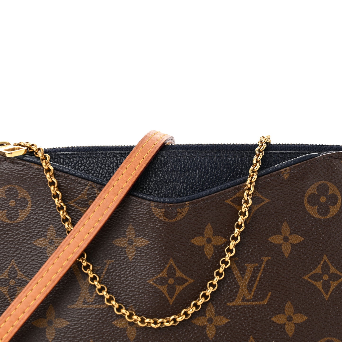 Monogram Pallas Clutch Blue Marine