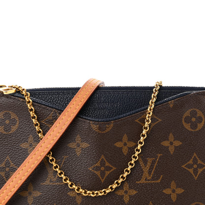 Louis Vuitton Monogram Pallas Clutch Blue Marine 8 of 12