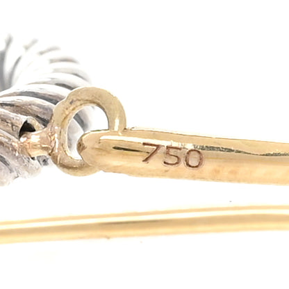 David Yurman 18K Yellow Gold Sterling Silver Mobile Earrings 5 of 5