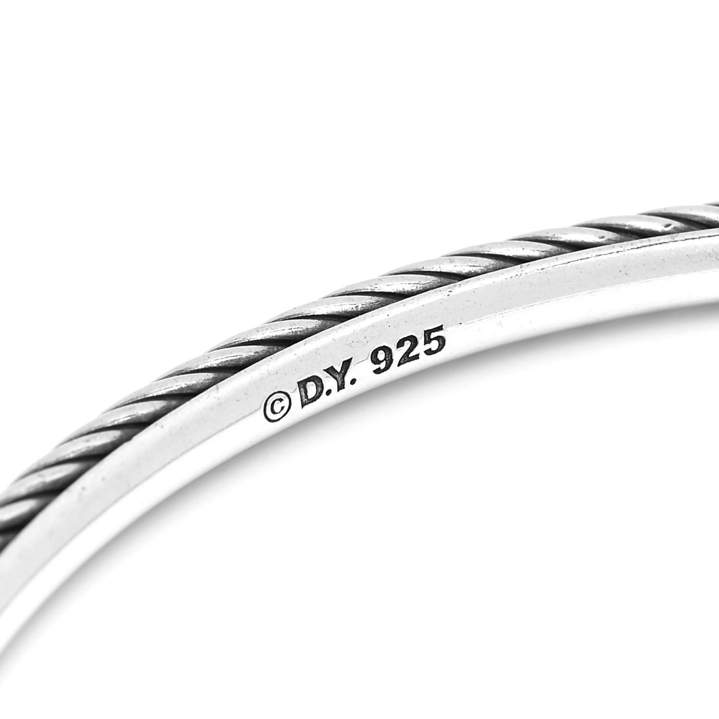 Sterling Silver 2.5mm Cable Classics Bangle Bracelet