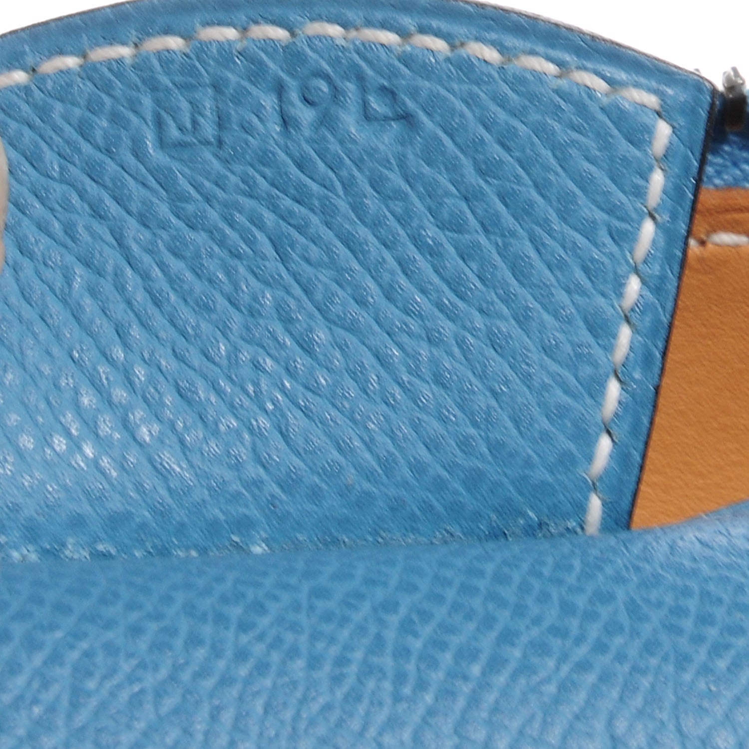 Hermes Epsom Paris Bombay 40 Blue Jean 6 of 8