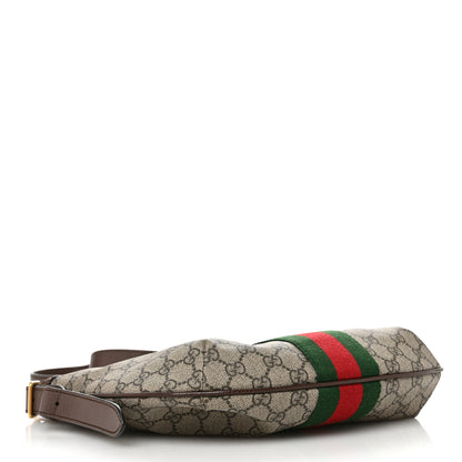 Gucci GG Supreme Monogram Web Small Ophidia Half Moon Hobo Brown 4 of 10