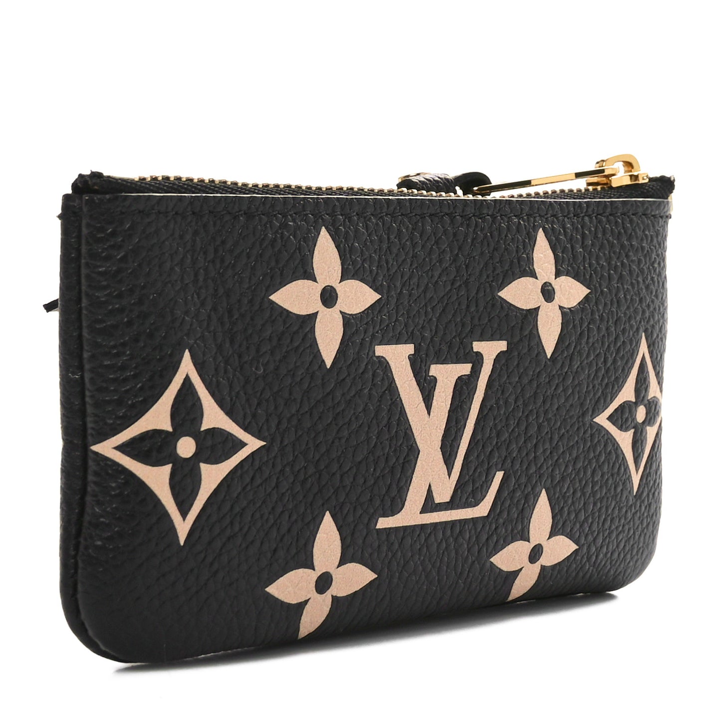 Empreinte Monogram Giant Key Pouch Black Beige