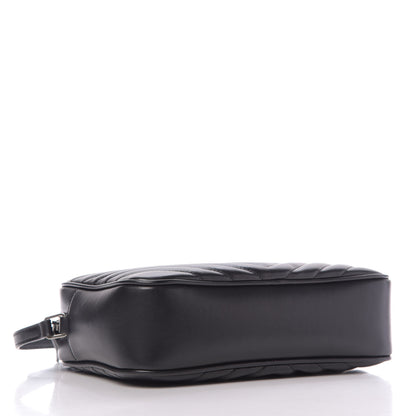 Saint Laurent Calfskin Matelasse Monogram Lou Camera Bag Black 4 of 9
