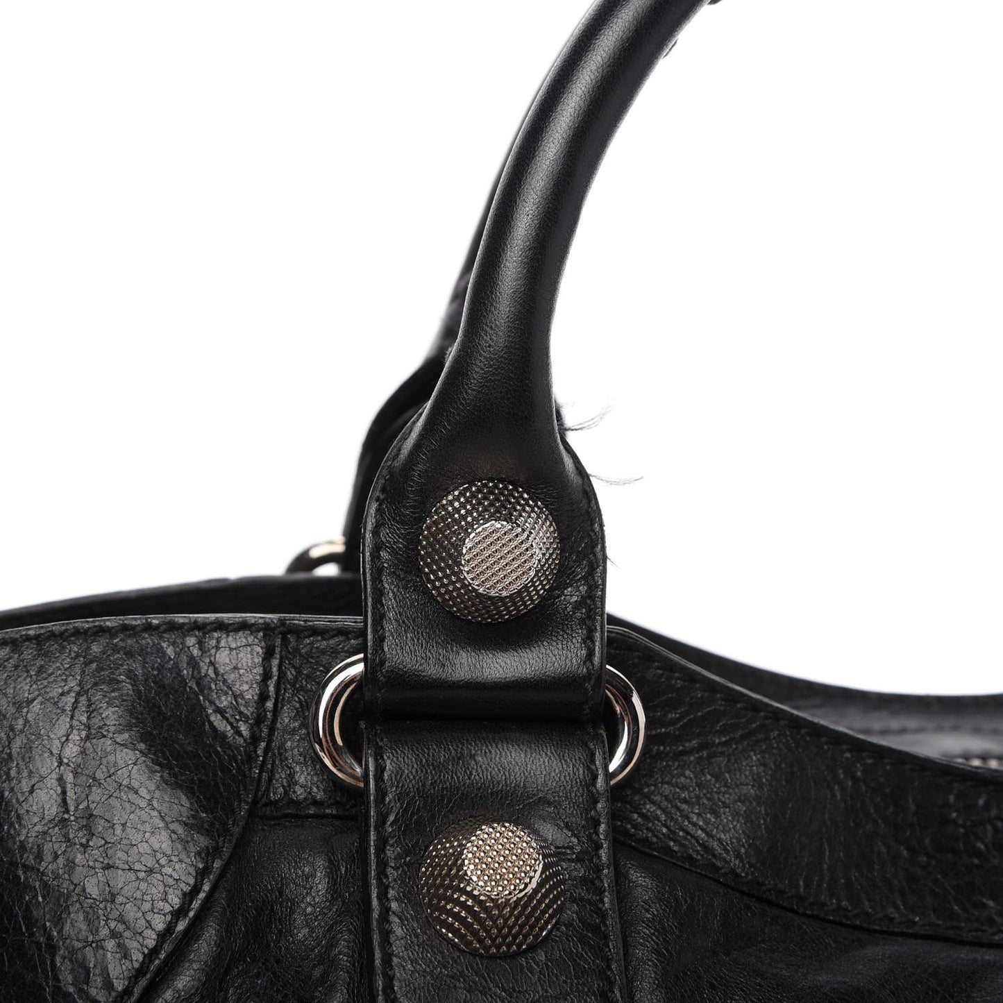 Agneau Giant 21 Silver Hardware Part Time Black