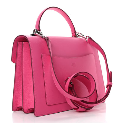 MCM Grained Calfskin Medium Patricia Park Avenue Satchel Sugar Pink 2 of 4