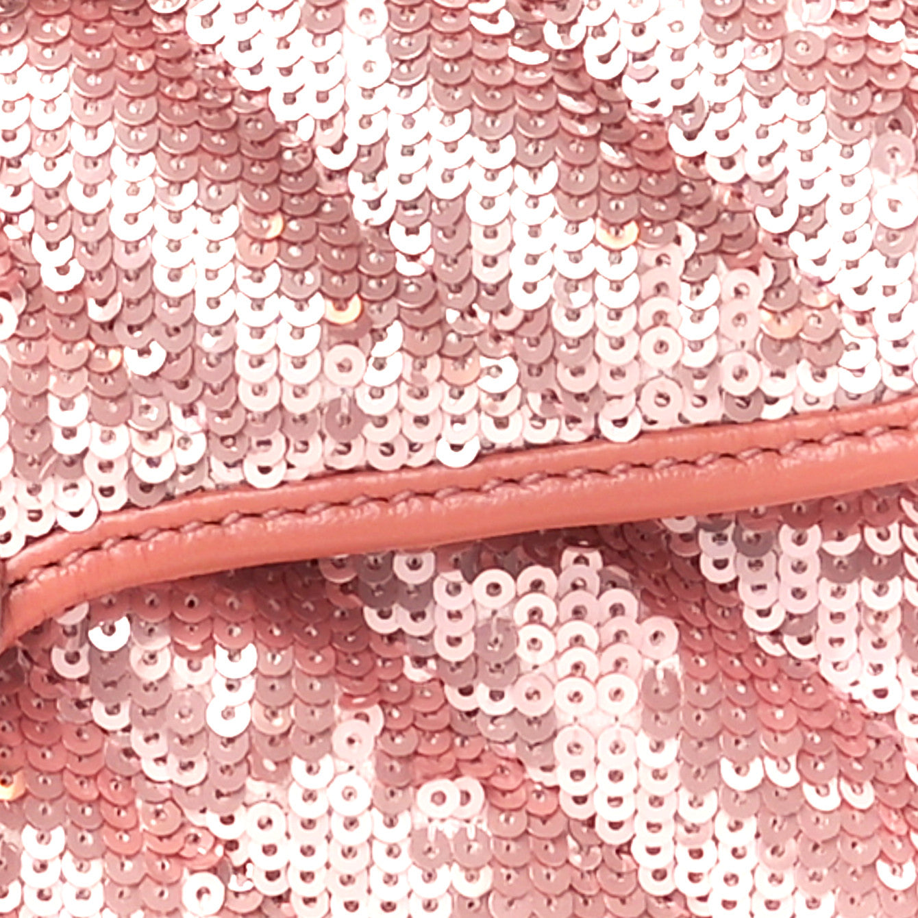 Sequin Matelasse Diagonal Mini GG Marmont Shoulder Bag Antique Rose Rosa Pale Pink