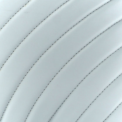 Chloe Smooth Calfskin Quilted Medium Roy Clutch Airy Grey 9 of 12