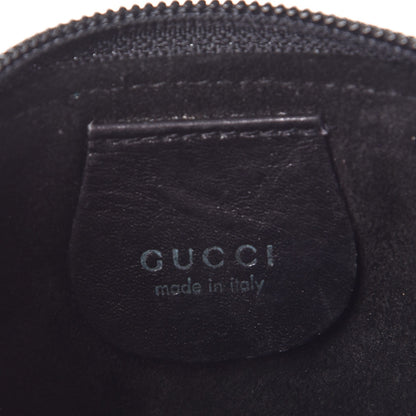 Gucci Leather Bamboo Handle Shoulder Bag Black 10 of 10