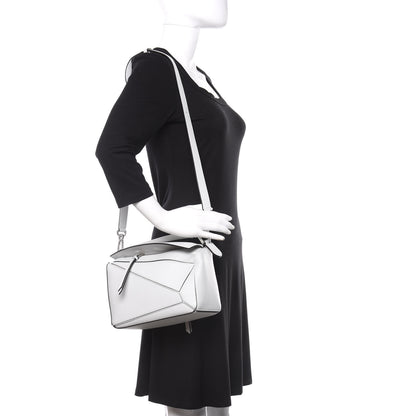 Loewe Calfskin Small Puzzle Bag Kaolin 2 of 8