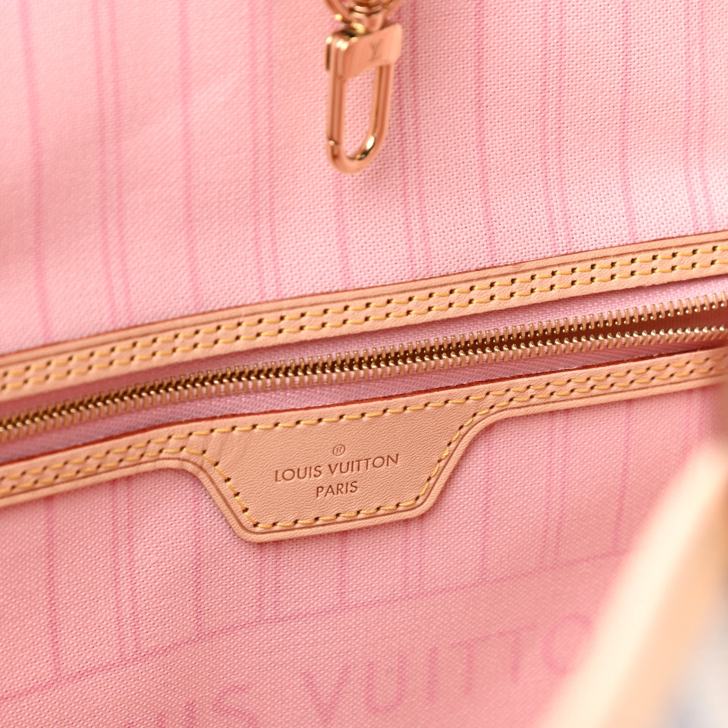 Damier Azur Neo Neverfull MM Rose Ballerine