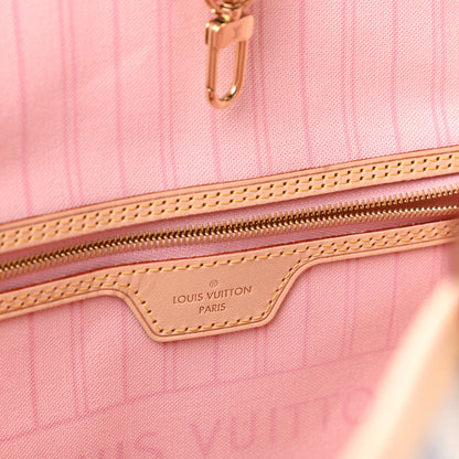 Louis Vuitton Damier Azur Neo Neverfull MM Rose Ballerine 6 of 9