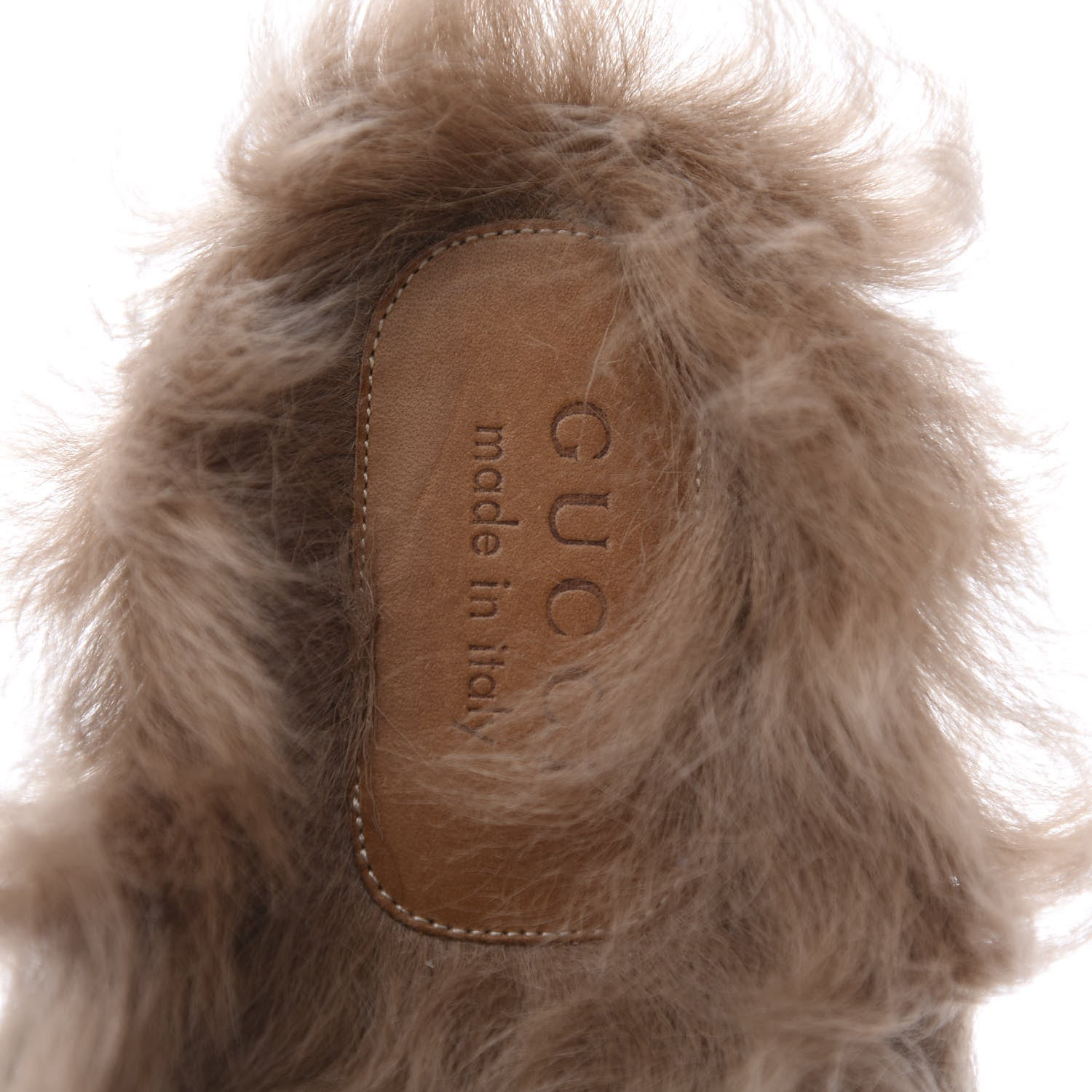 Gucci Tartan Fur Web GG Mens Princetown Slippers 12 Red 8 of 12