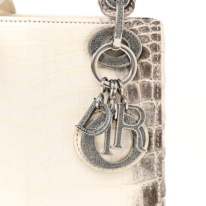 Christian Dior Niloticus Crocodile Himalaya Crystal Mini Lady Dior White 7 of 9