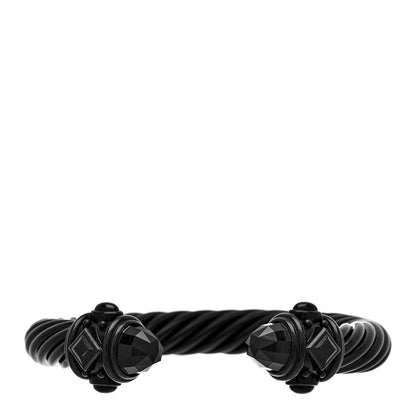 David Yurman Aluminum 10mm Renaissance Cable Bracelet Black 1 of 4