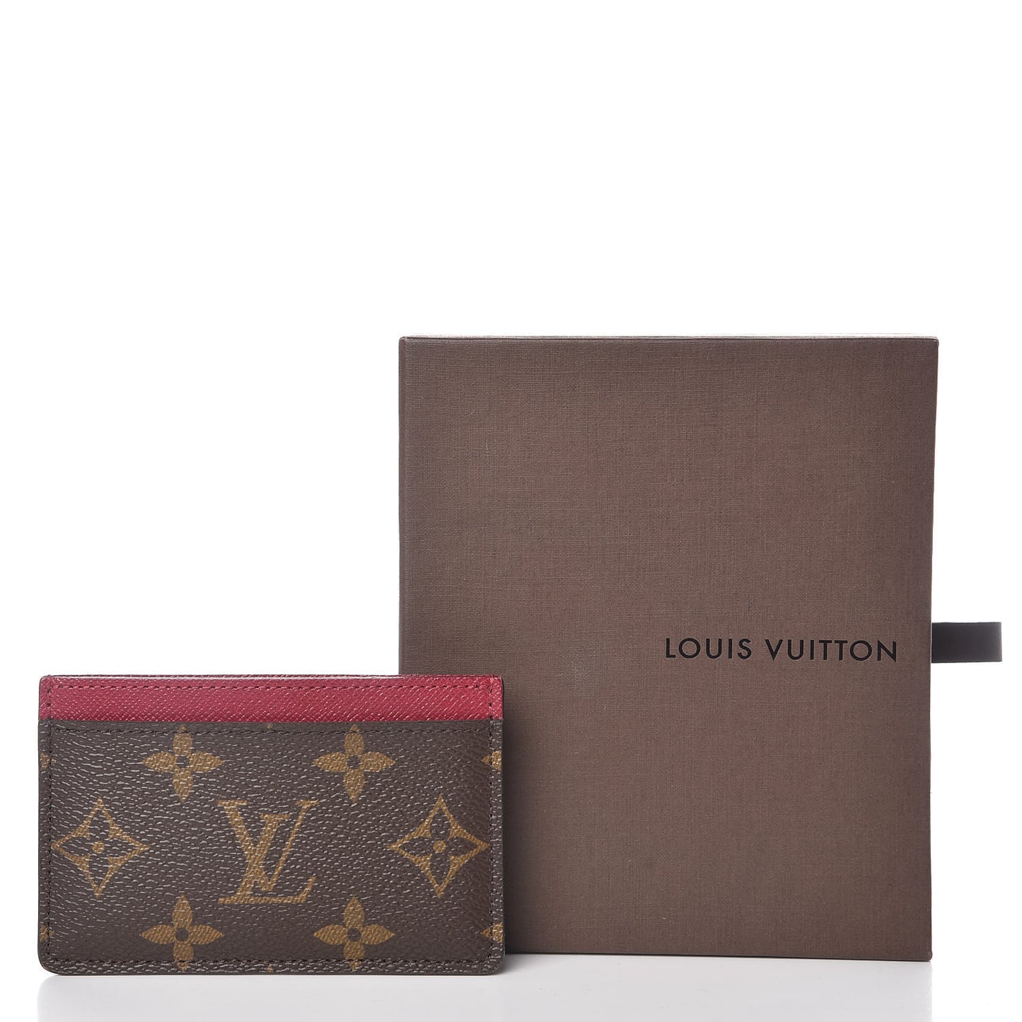 Monogram Card Holder Fuchsia
