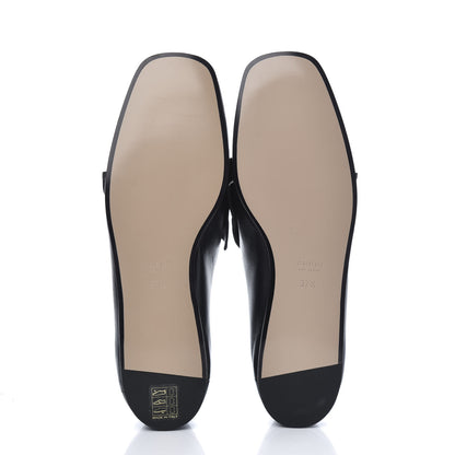 Gucci Nappa Queen Margaret Loafers 37.5 Black 6 of 9