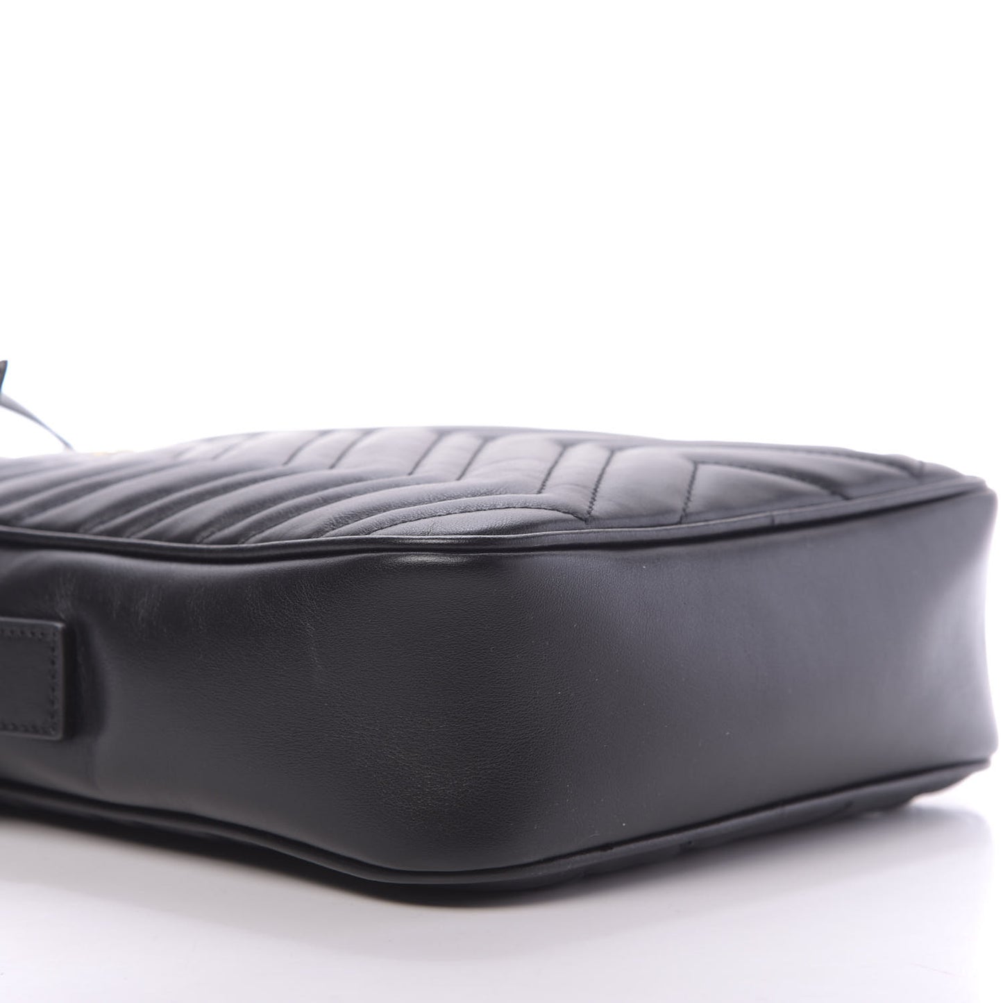 Calfskin Matelasse GG Marmont Travel Bag Black