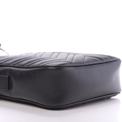 Gucci Calfskin Matelasse GG Marmont Travel Bag Black 6 of 13
