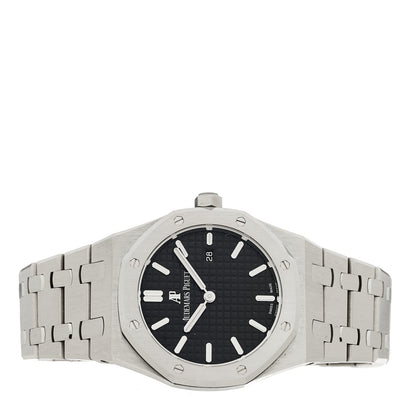 Audemars Piguet Stainless Steel 33mm Royal Oak Quartz Watch Black 67650ST.OO.1261ST.01 2 of 5