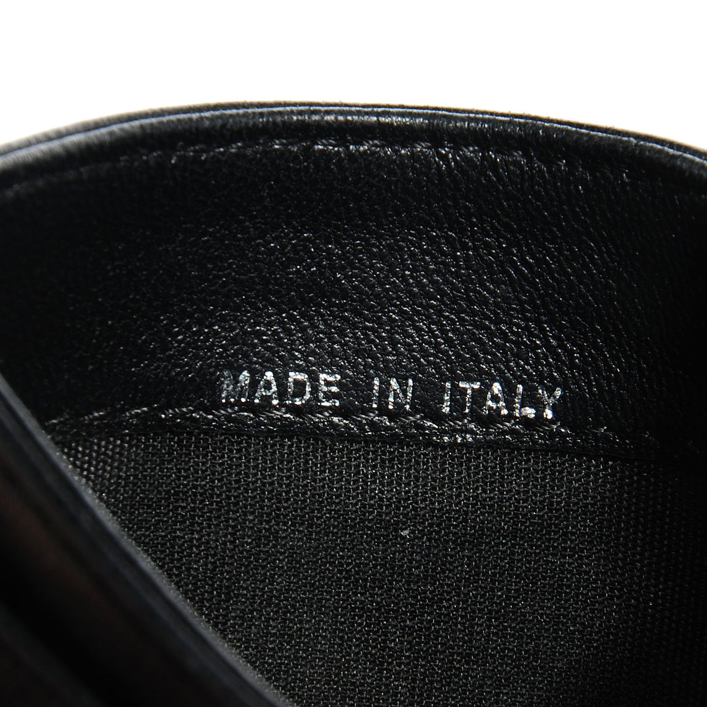 Lambskin Boy Card Holder Black