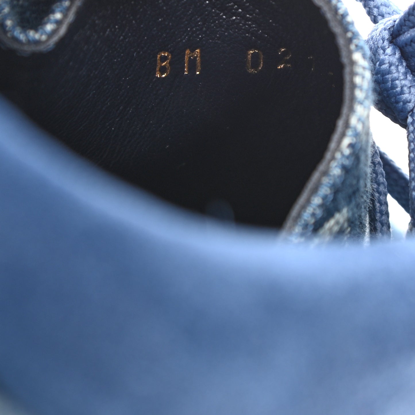 Monogram Denim Mods Ankle Boot 8 Blue