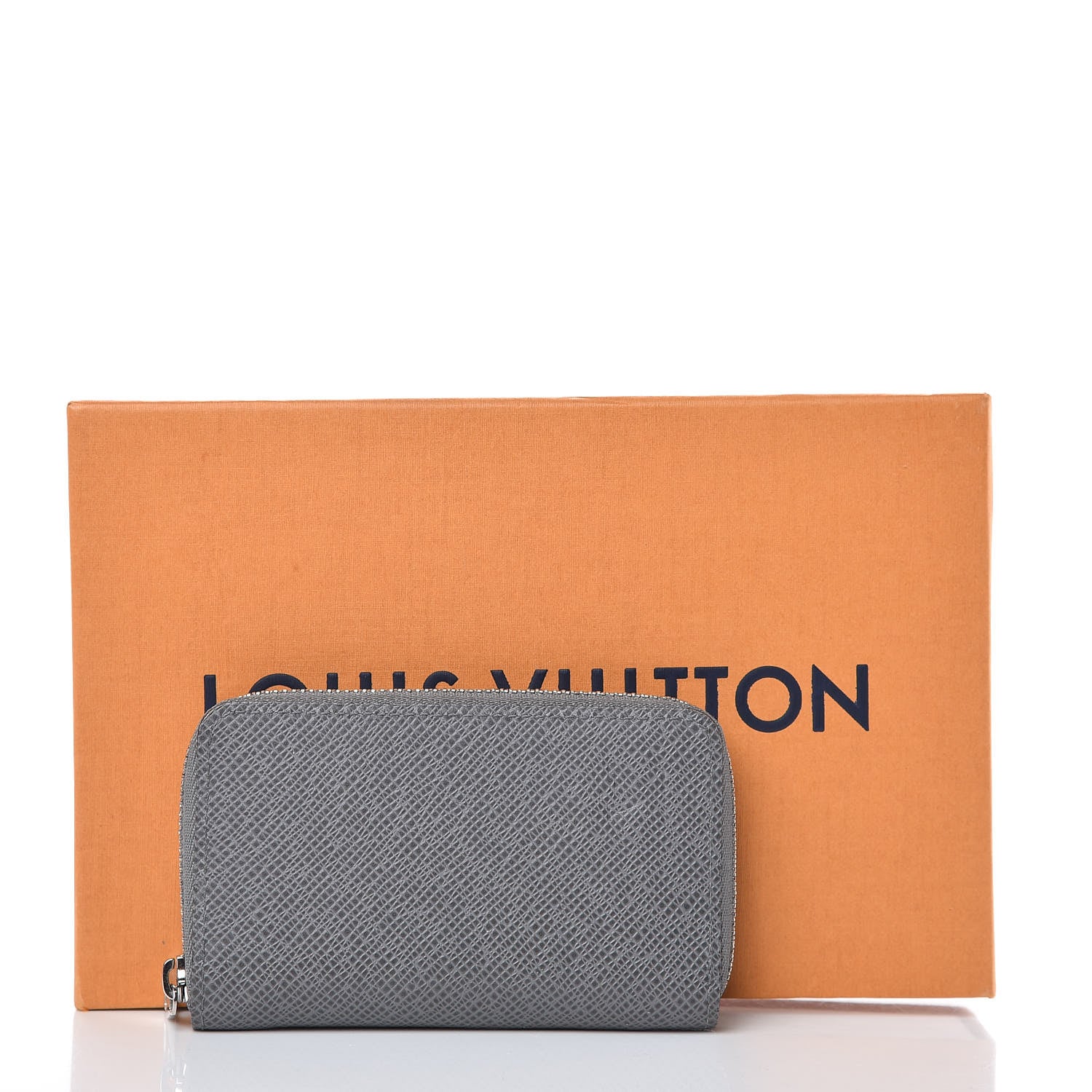 Louis Vuitton Taiga Zippy Coin Purse Vertical Glacier 7 of 7