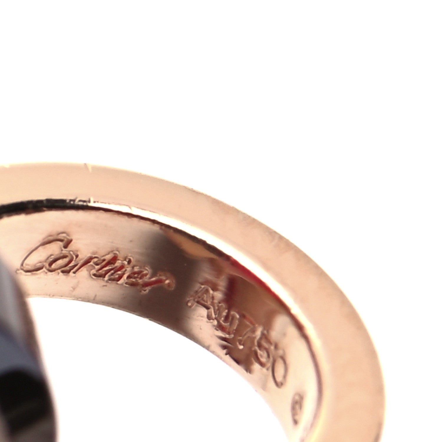 Cartier 18K Pink Gold Ceramic 4 Diamond LOVE Cord Bracelet Hot Pink 4 of 6