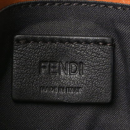 Fendi Vitello King Tamponato Logo Embossed Fold Over Card Holder Wallet Cuoio 8 of 8