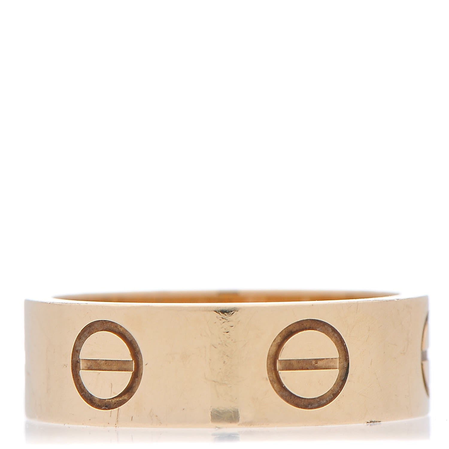 Cartier 18K Yellow Gold 5.5mm LOVE Ring 49 4.75 3 of 5