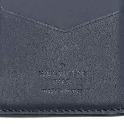 Louis Vuitton Calfskin Monogram Shadow Pocket Organizer Blue 6 of 6