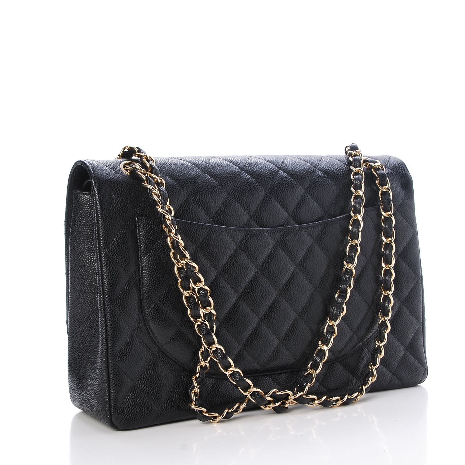 Chanel Caviar Quilted Maxi Double Flap Black 4 of 9