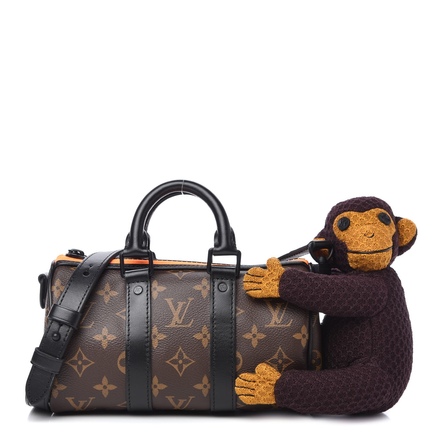 Louis Vuitton Monogram Monkey Puppet LV Friends Keepall XS 762712