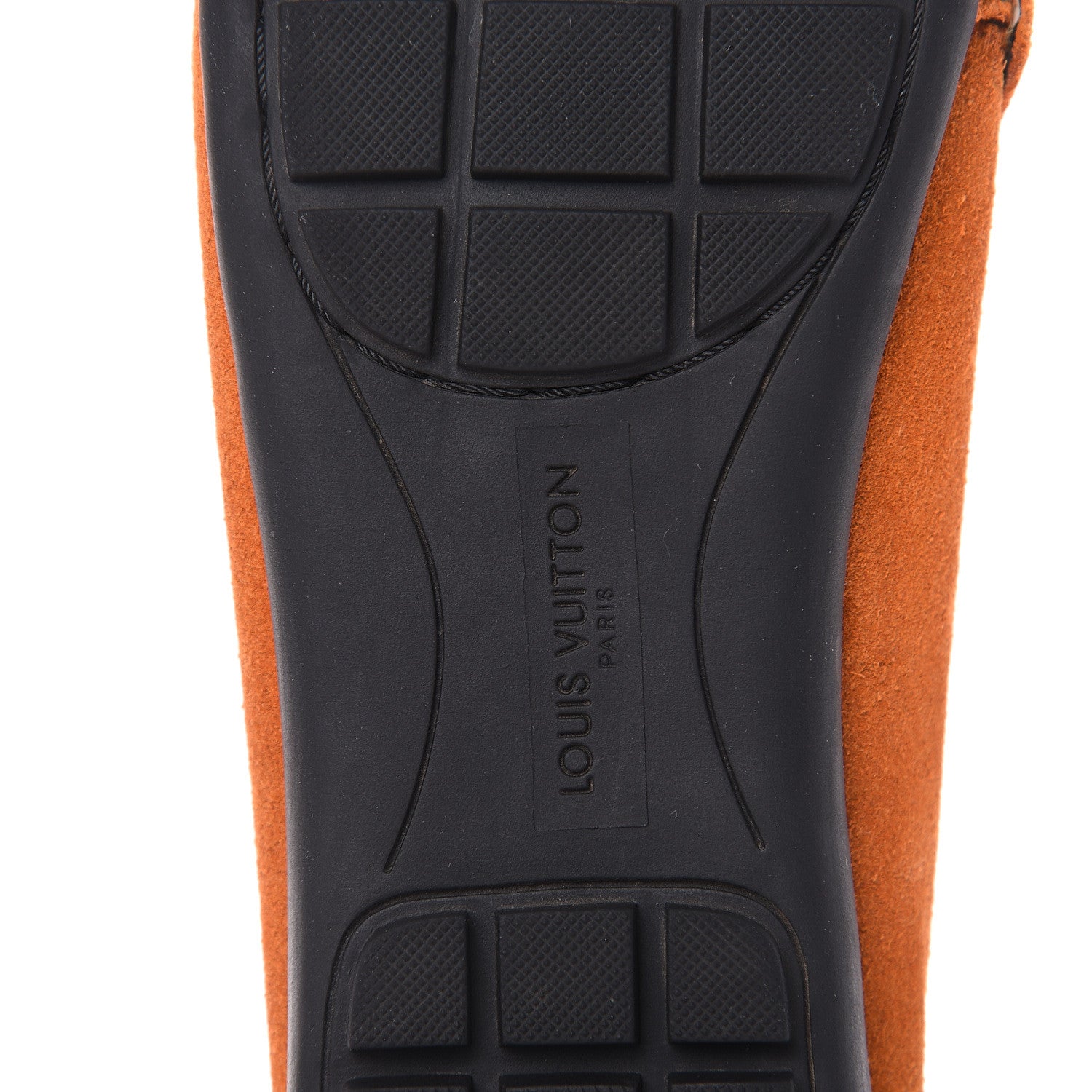 Louis Vuitton Suede Loafers 7 Orange 6 of 12