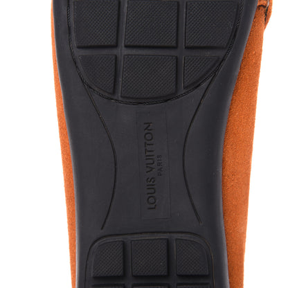 Louis Vuitton Suede Loafers 7 Orange 6 of 12