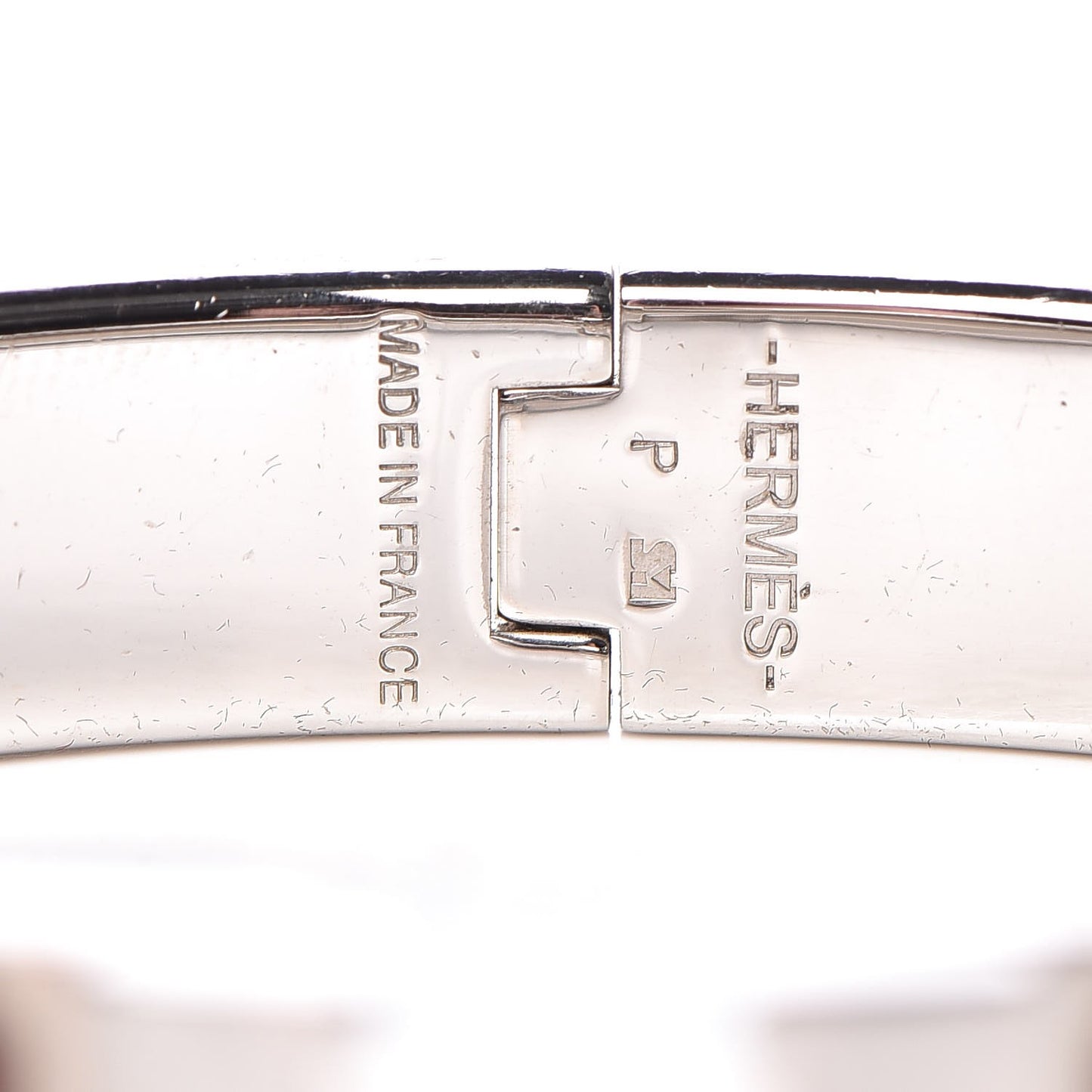Enamel Narrow Clic Clac H Bracelet PM Burgundy