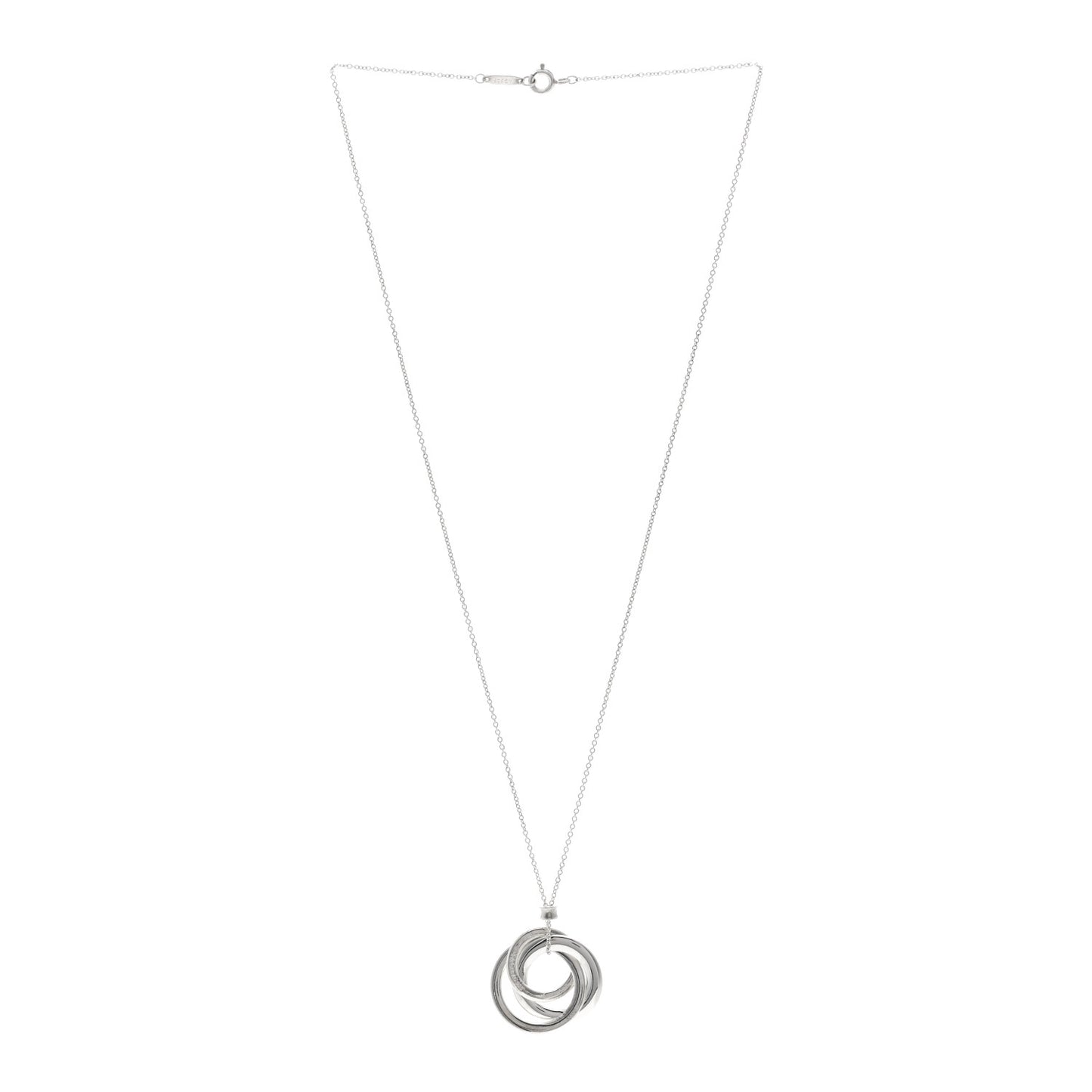 Sterling Silver 1837 Circles Pendant Necklace