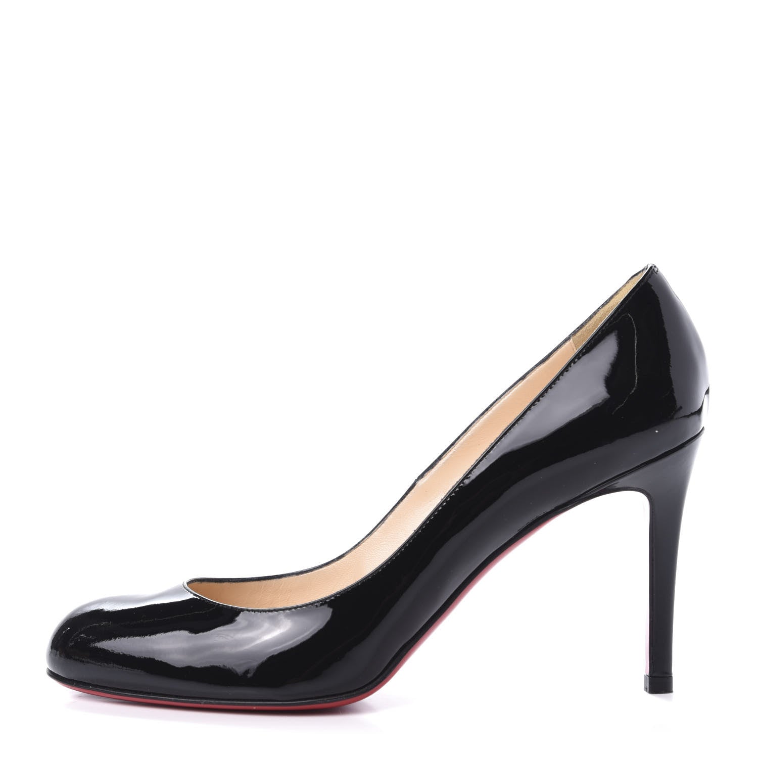 Christian Louboutin Patent Simple 85 Pumps 38 Black 1 of 8