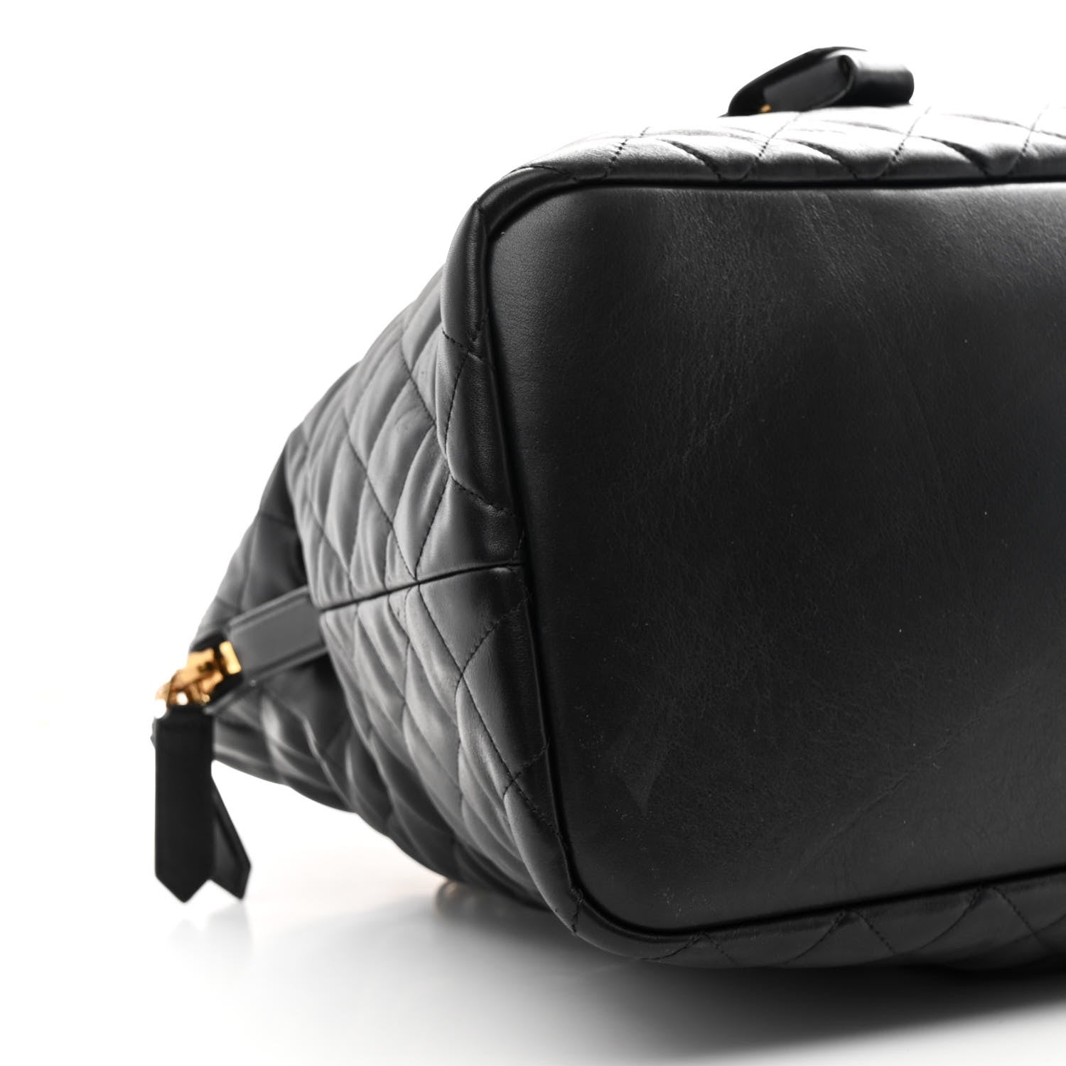Saint Laurent Calfskin Quilted ES Giant Travel Bag Black 9 of 10