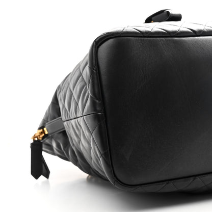 Saint Laurent Calfskin Quilted ES Giant Travel Bag Black 9 of 10