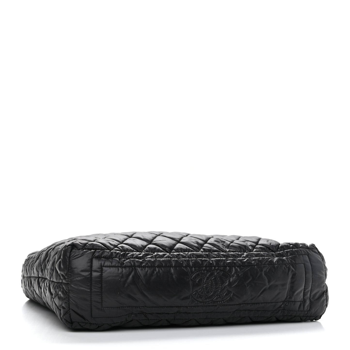 Nylon Quilted Coco Cocoon Hobo Black