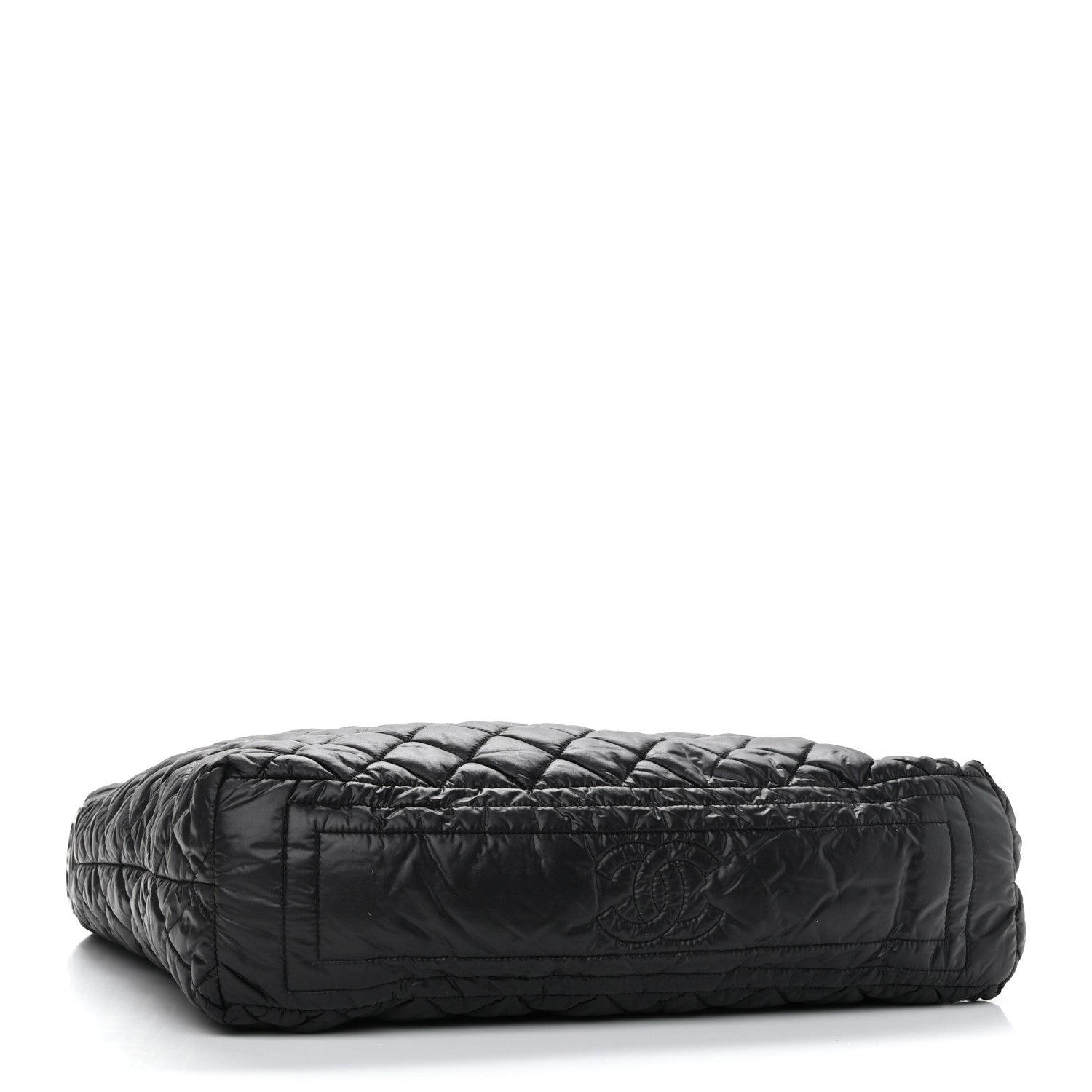 Chanel Nylon Quilted Coco Cocoon Hobo Black 4 of 12