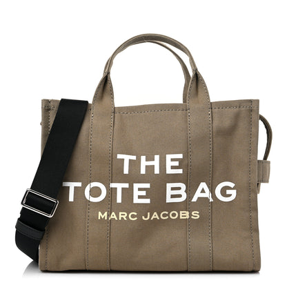 Marc Jacobs Cotton Canvas Medium The Traveler Tote Bag Slate Green 1 of 7