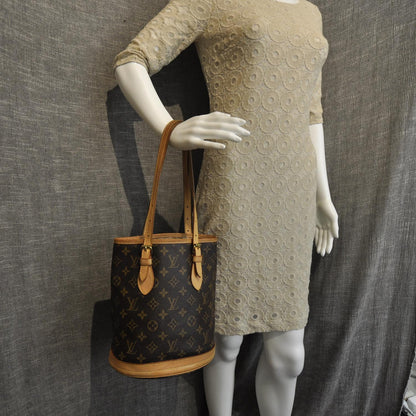 Louis Vuitton Monogram Petit Bucket 23 2 of 9