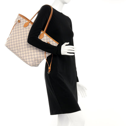 Louis Vuitton Damier Azur Neverfull MM 2 of 18