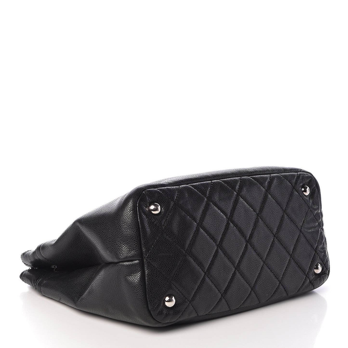 Caviar Quilted Timeless CC Soft Tote Black