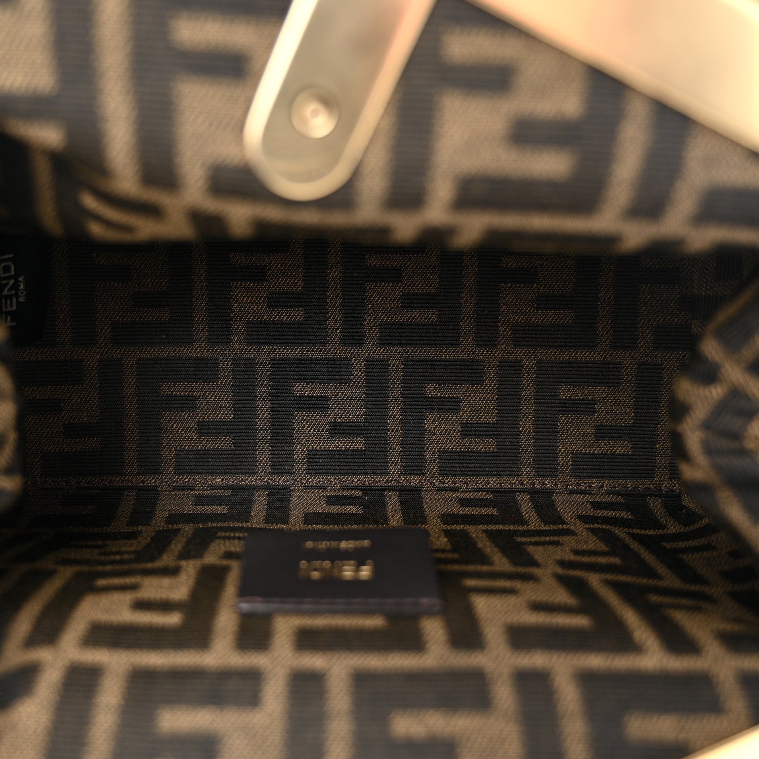 Fendi Shearling Small Fendi First Ghiaccio Oro Soft 5 of 11