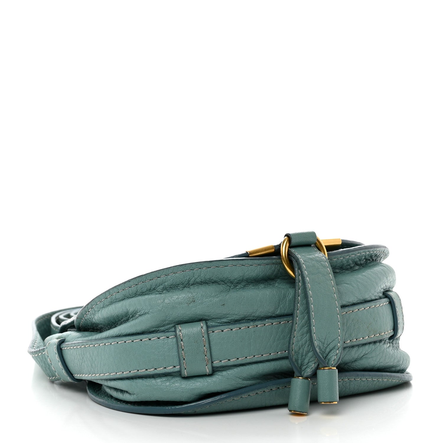 Chloe Calfskin Mini Marcie Round Crossbody Bag Fresh Mint 4 of 12