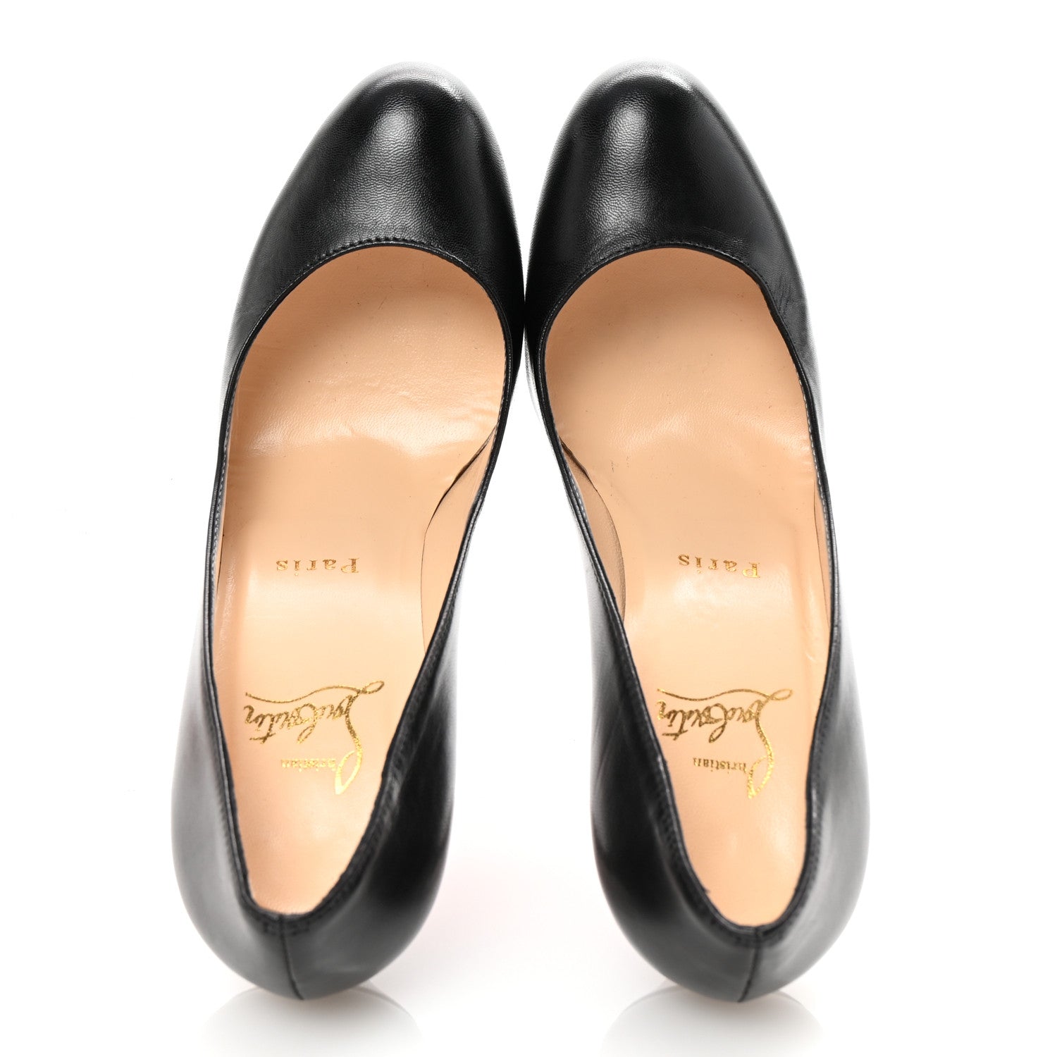 Christian Louboutin Kid Simple 100 Pumps 37 Black 2 of 9