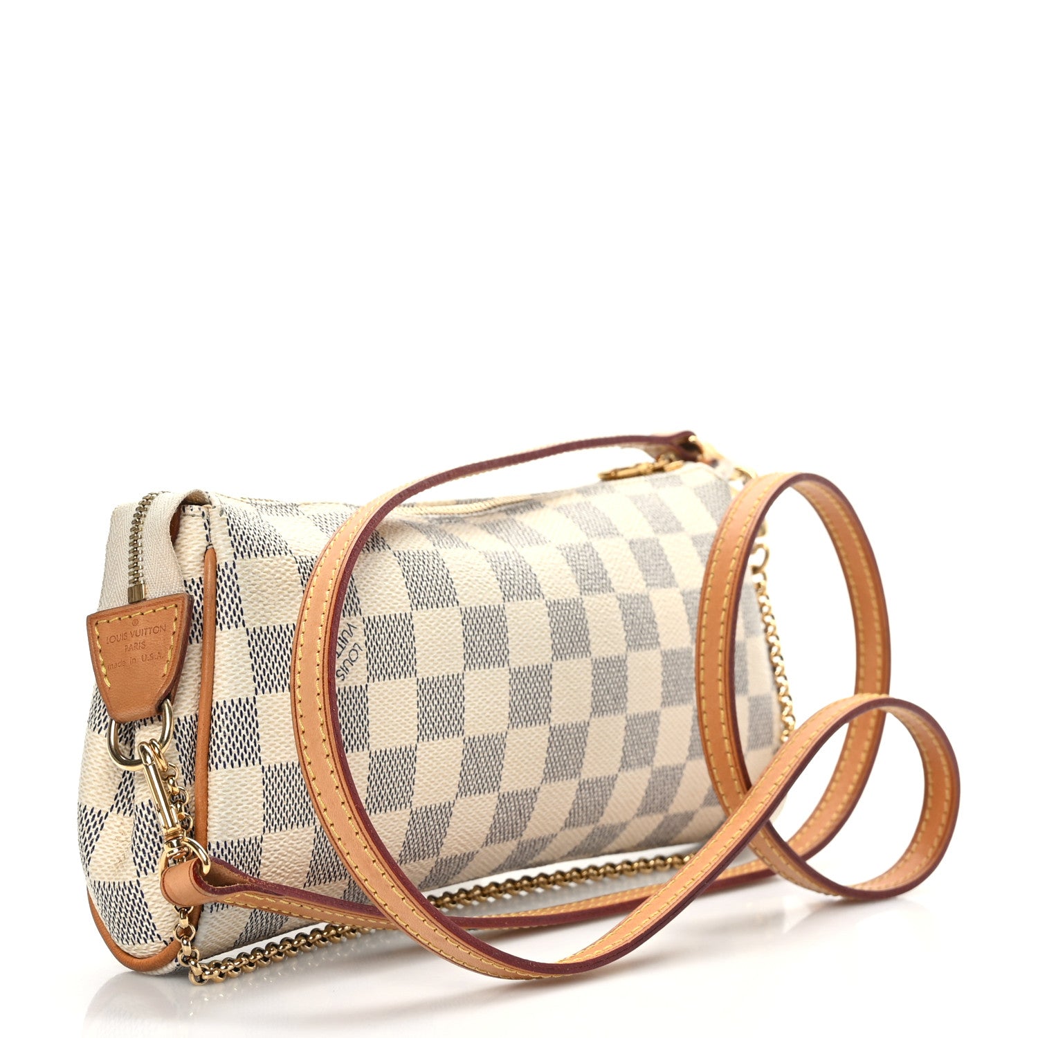 Louis Vuitton Damier Azur Eva Clutch 3 of 9